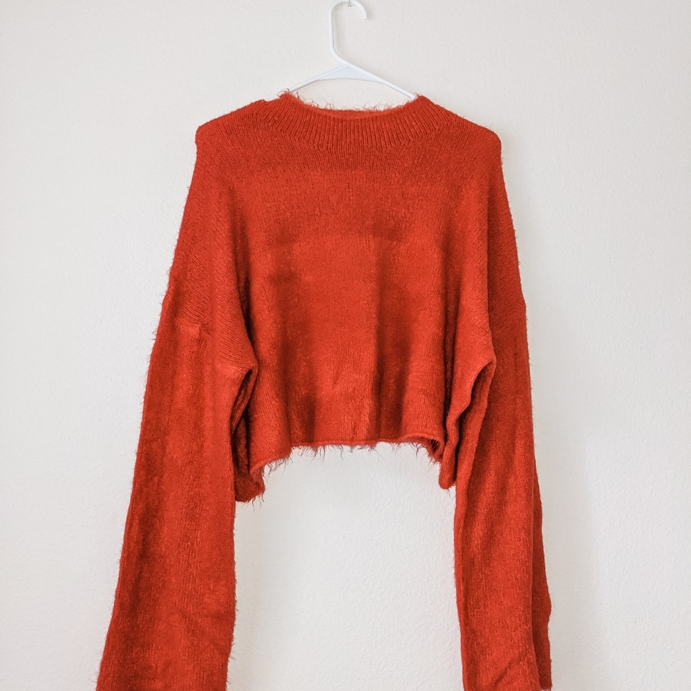 VICI Whispering Pines Cropped Knit Sweater
